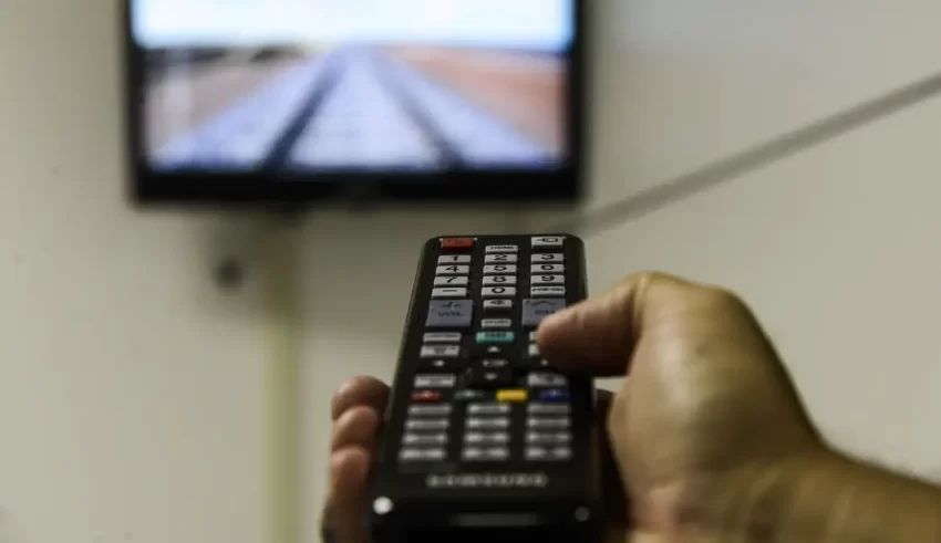 Controle remoto, televisão, TV