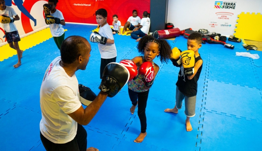 Aula de boxe